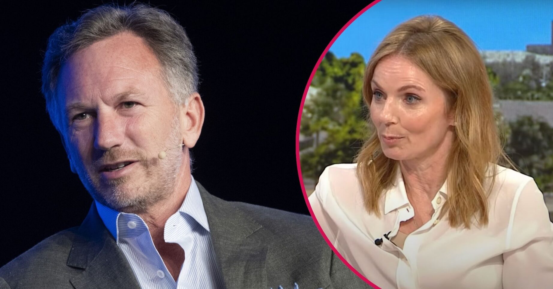 Christian Horner and Geri Halliwell