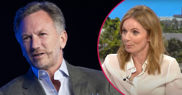 Christian Horner and Geri Halliwell