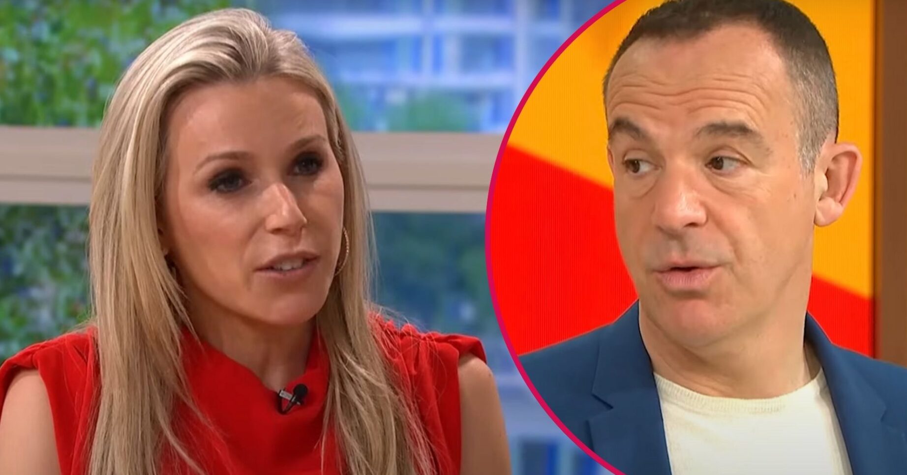 Lara Lewington on This Morning / Martin Lewis on GMB