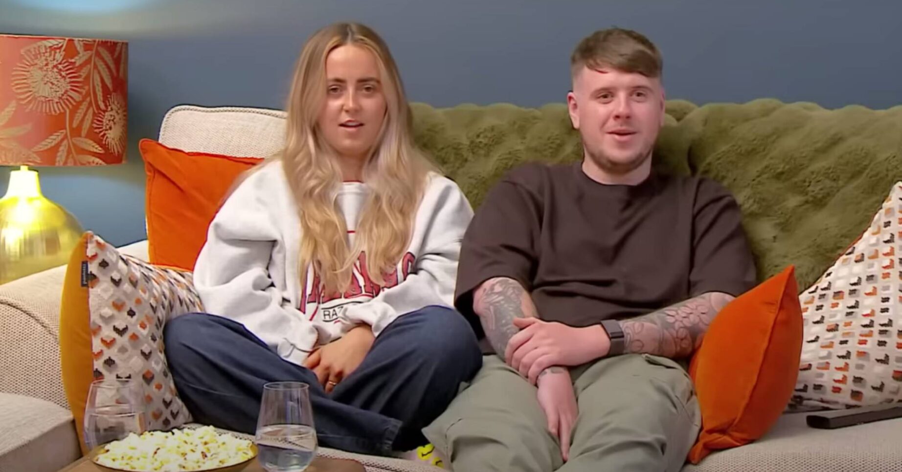Roisin and Joe watch telly
