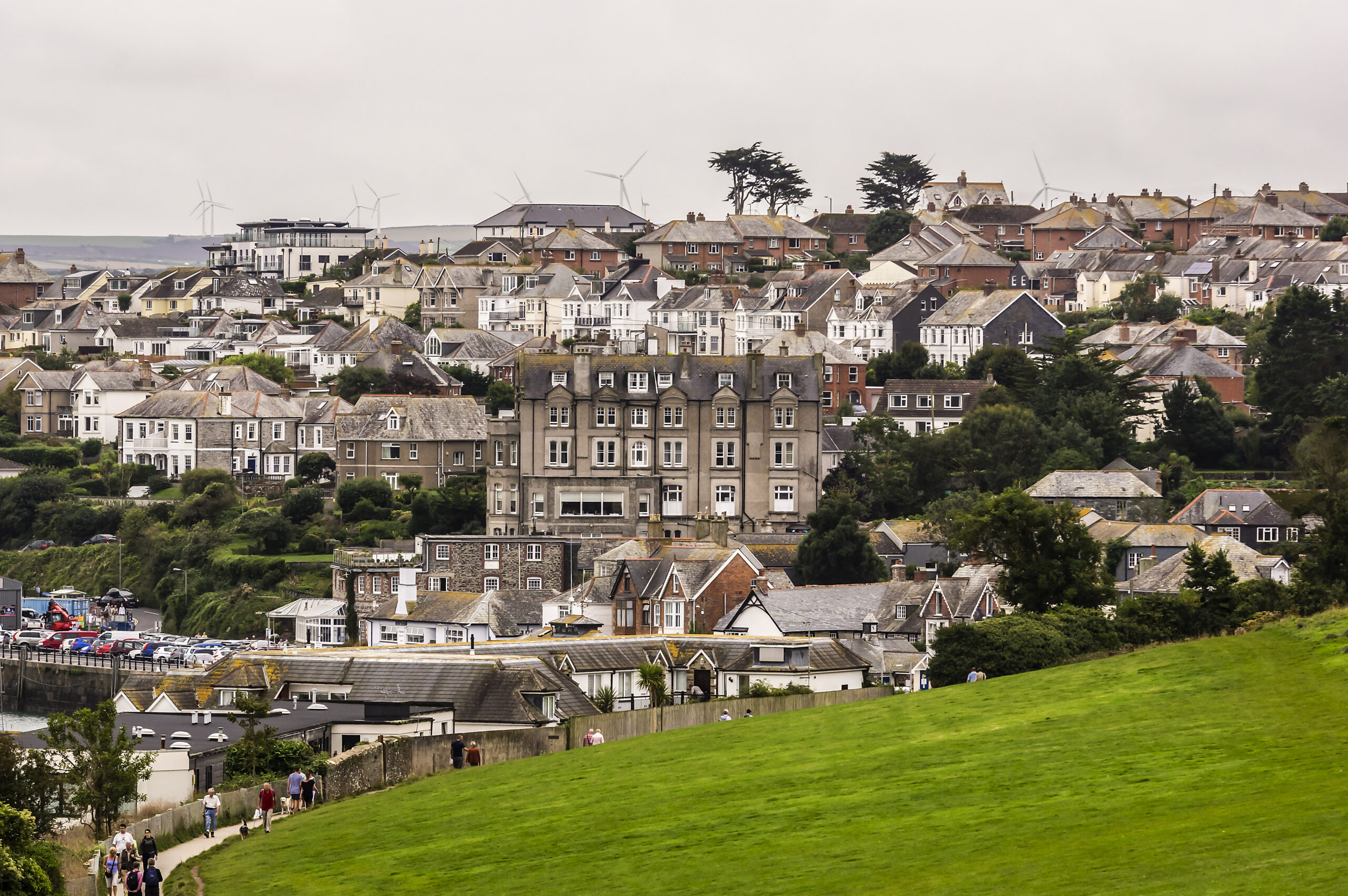 Ariel view of Padstow 
