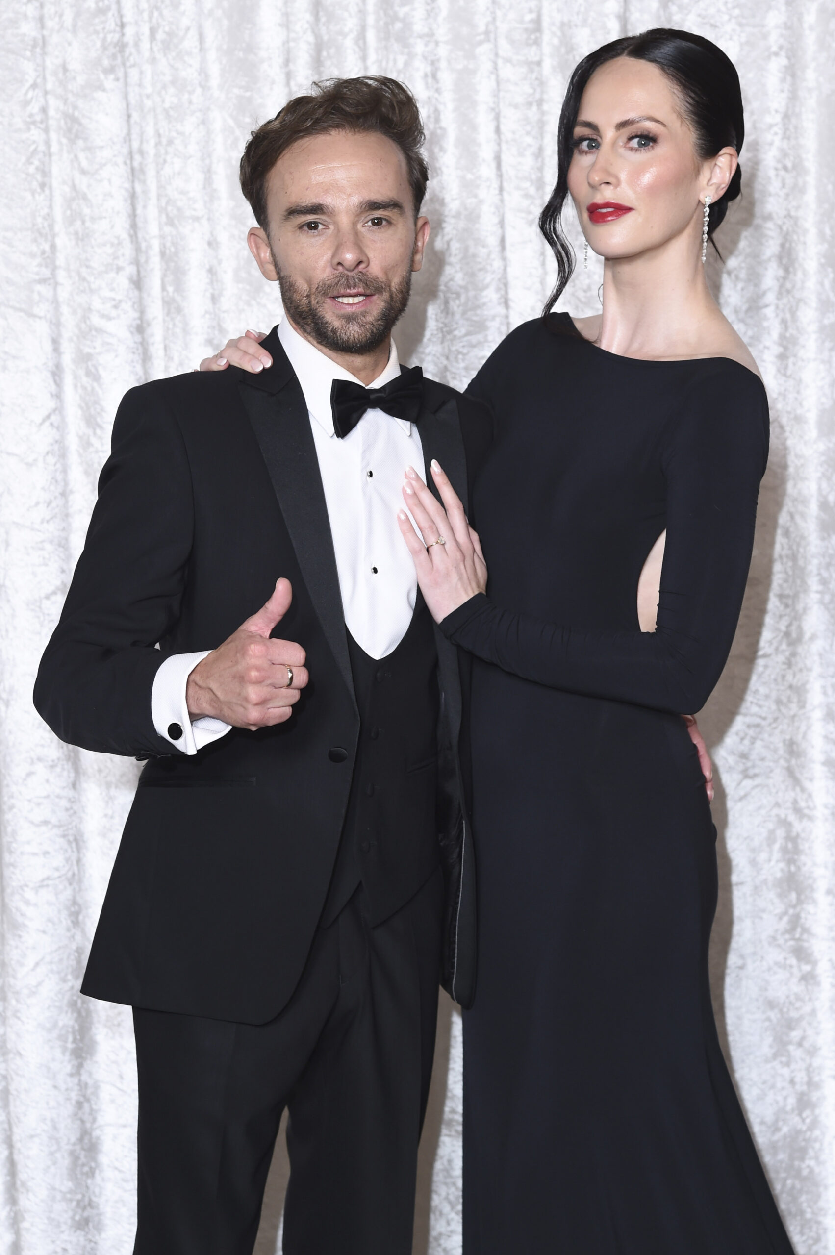 Jack P Shepherd and Hanni Treweek at Soap Awards