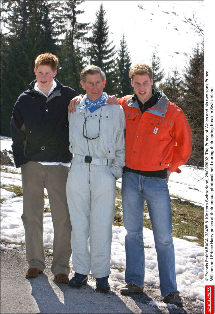 King Charles Prince William and Prince Harry