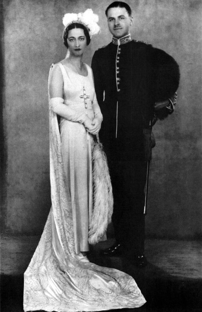 Wallis Simpson and her second husband Ernest