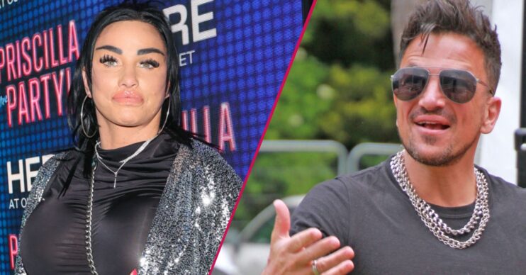 Katie Price and Peter Andre