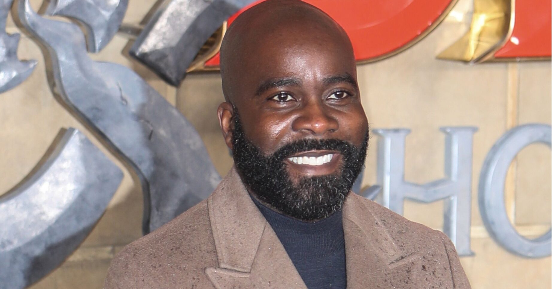 Melvin Odoom on the red carpet