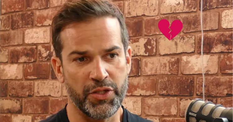 Gethin Jones looking sad