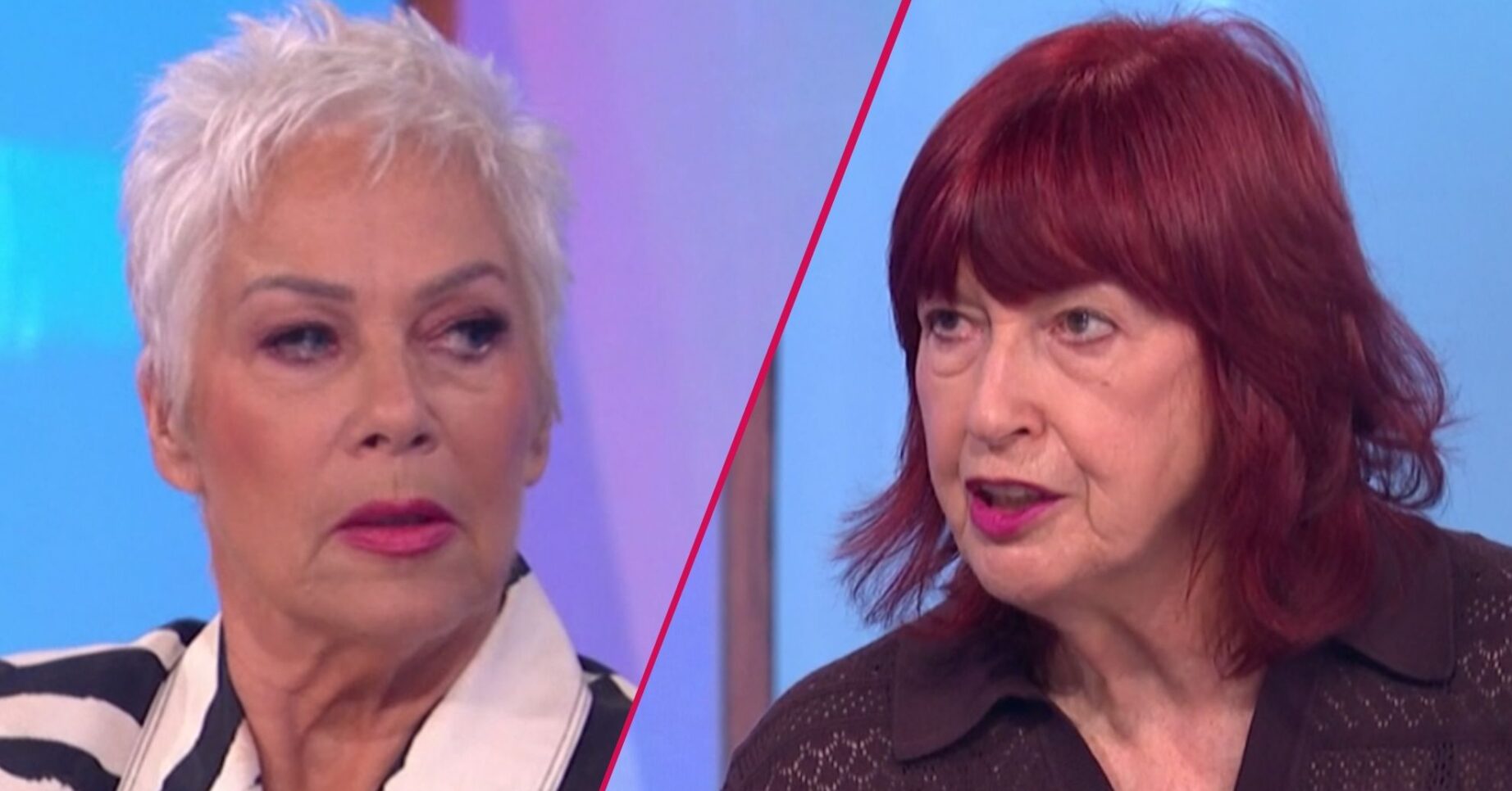 Denise Welch looks peeved, Janet Street Porter rants
