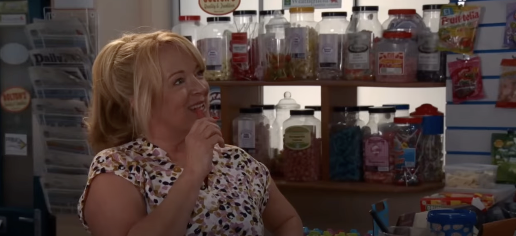 Jenny Connor flirting in The Kabin