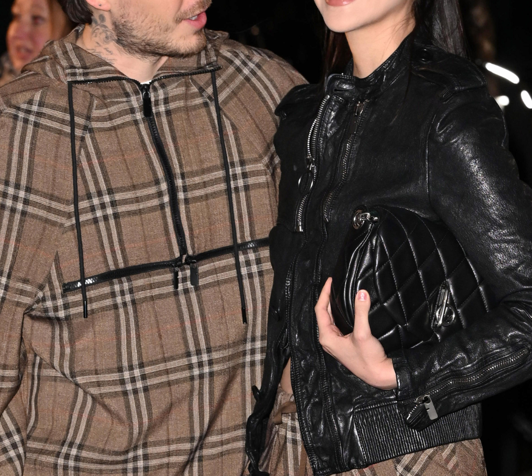 Brooklyn Beckham and Nicola Peltz at London Fashion Week