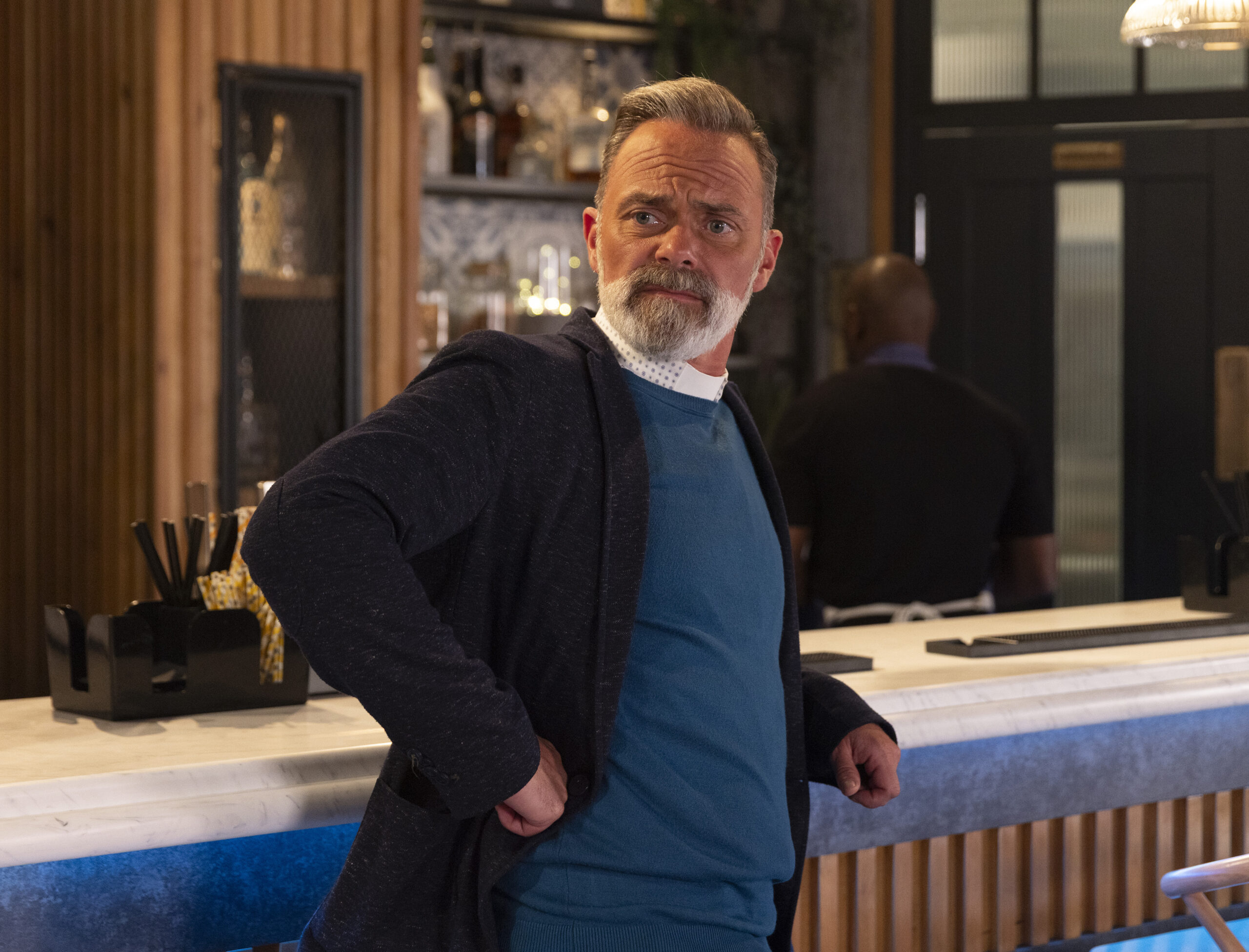 Coronation Street's Billy concerned in the Bistro