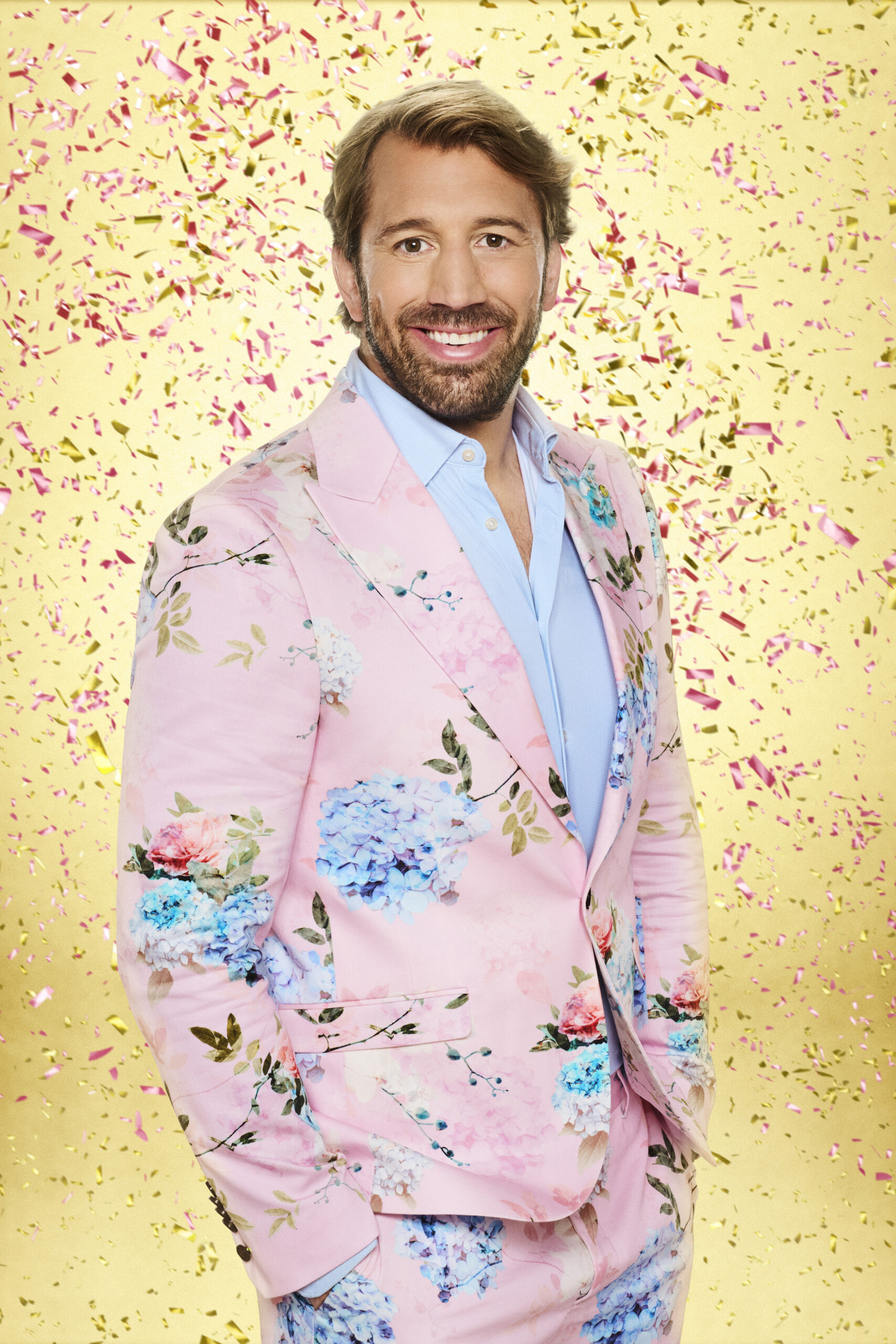 Chris Robshaw in a Strictly promo picture 