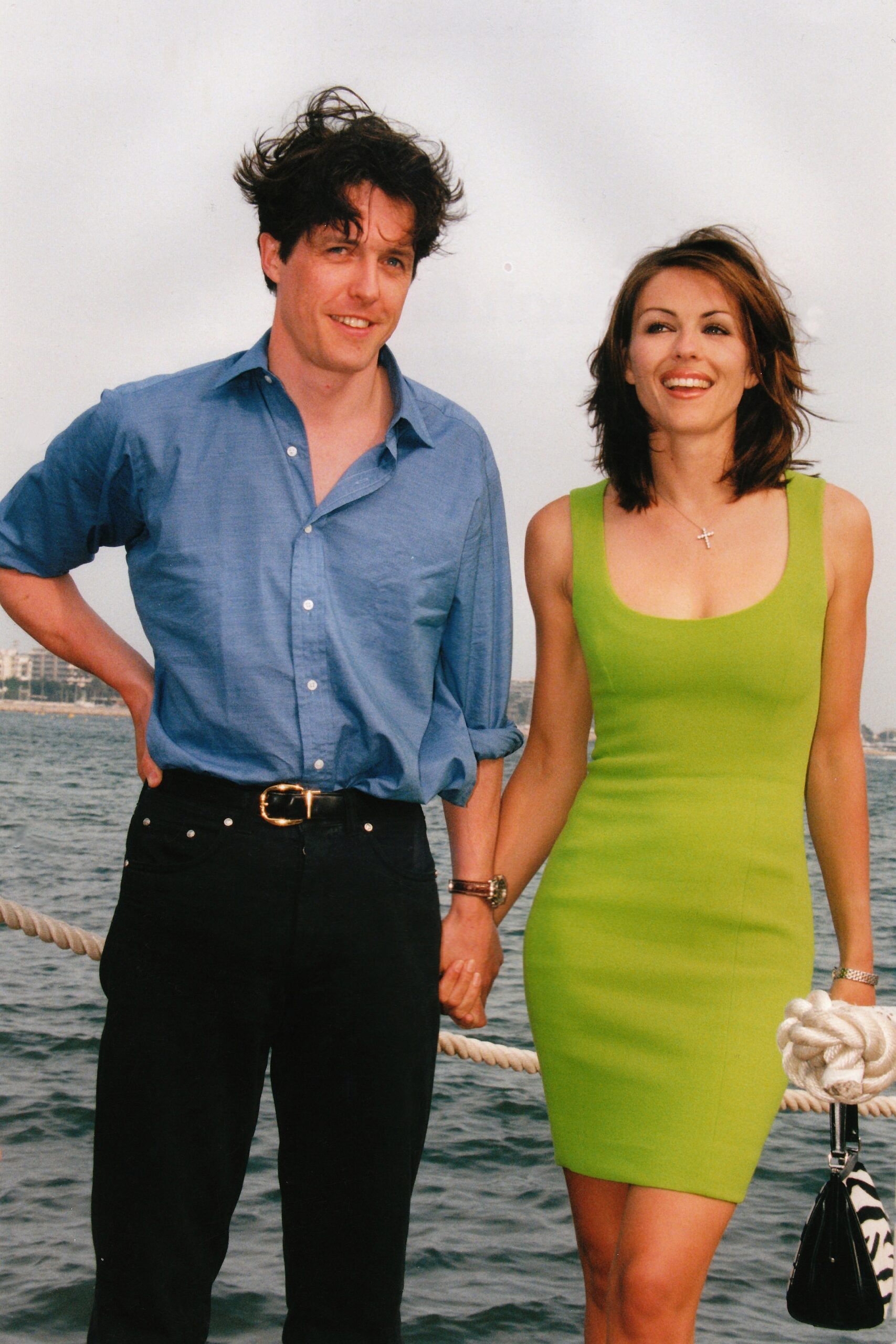 Hugh and Liz posing
