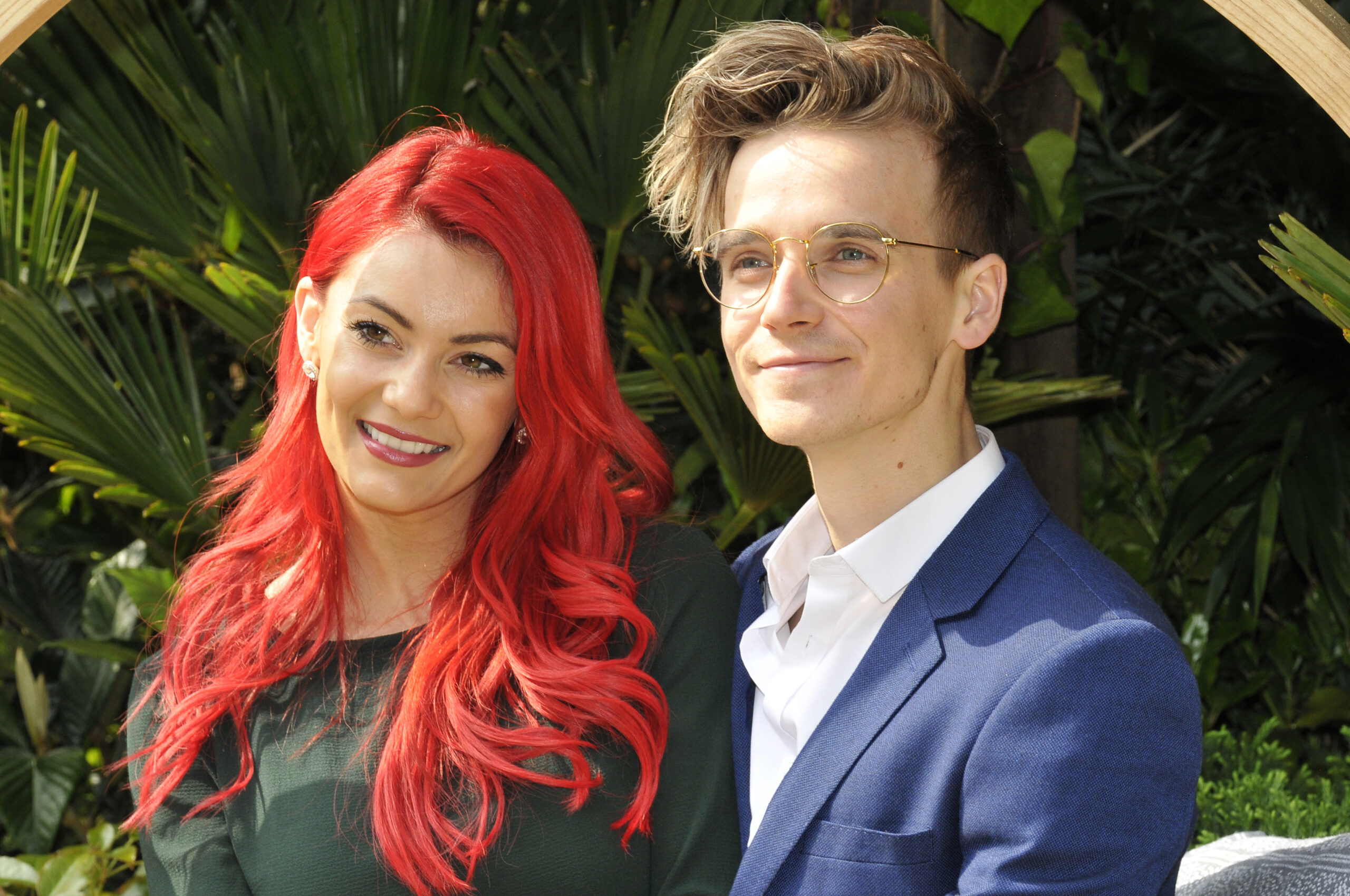 Dianne Buswell and Joe Sugg at event together