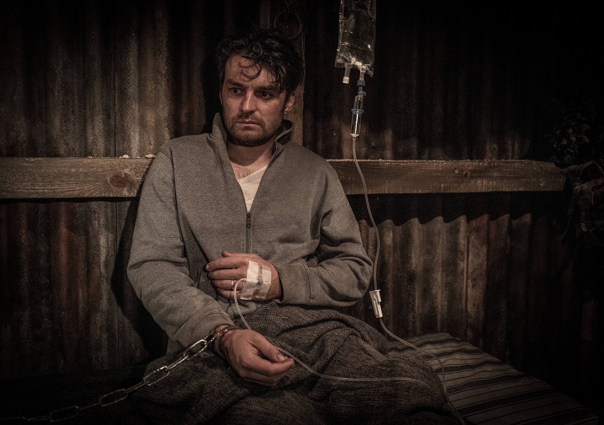 Mackenzie is in a bad way (Credit: ITV)