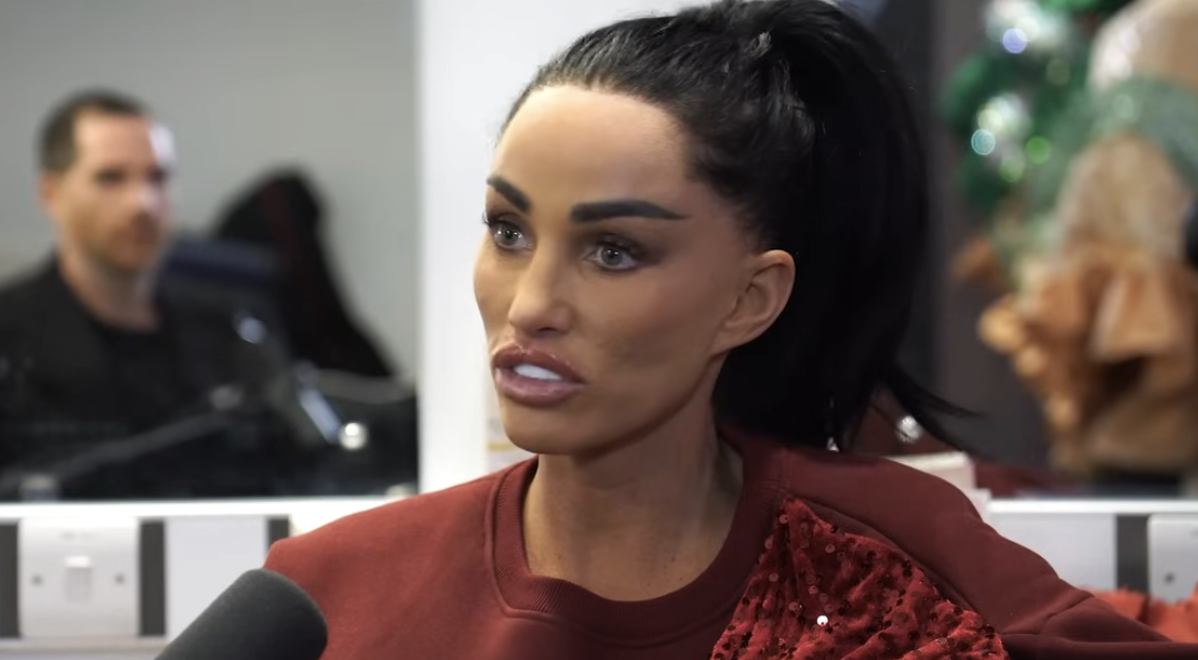 Katie Price on podcast 