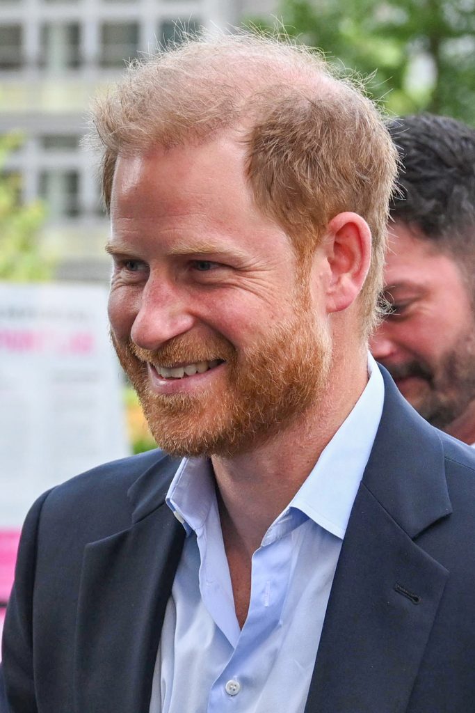 Prince Harry smiling