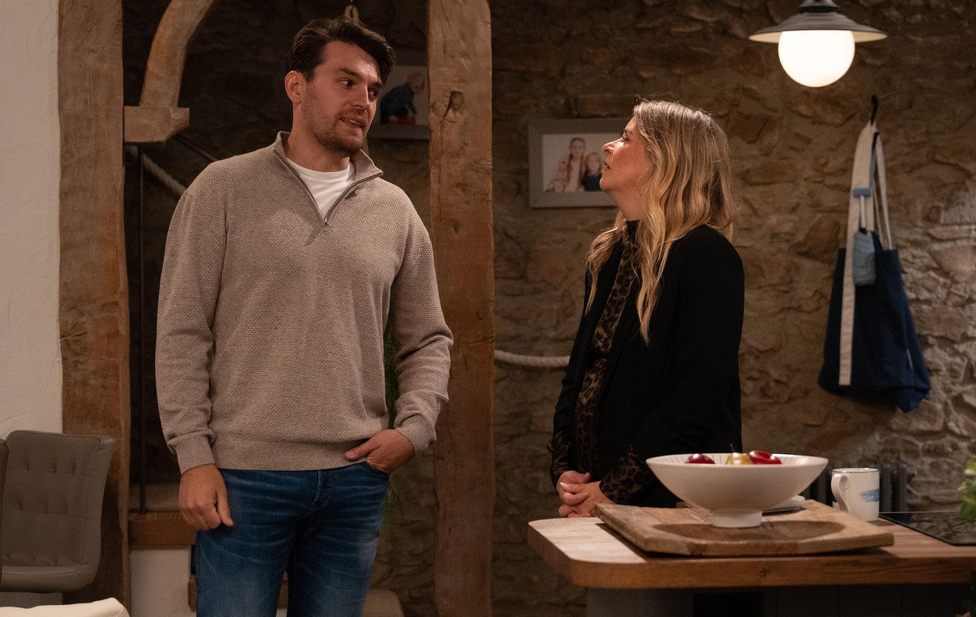Mack and Charity speaking 