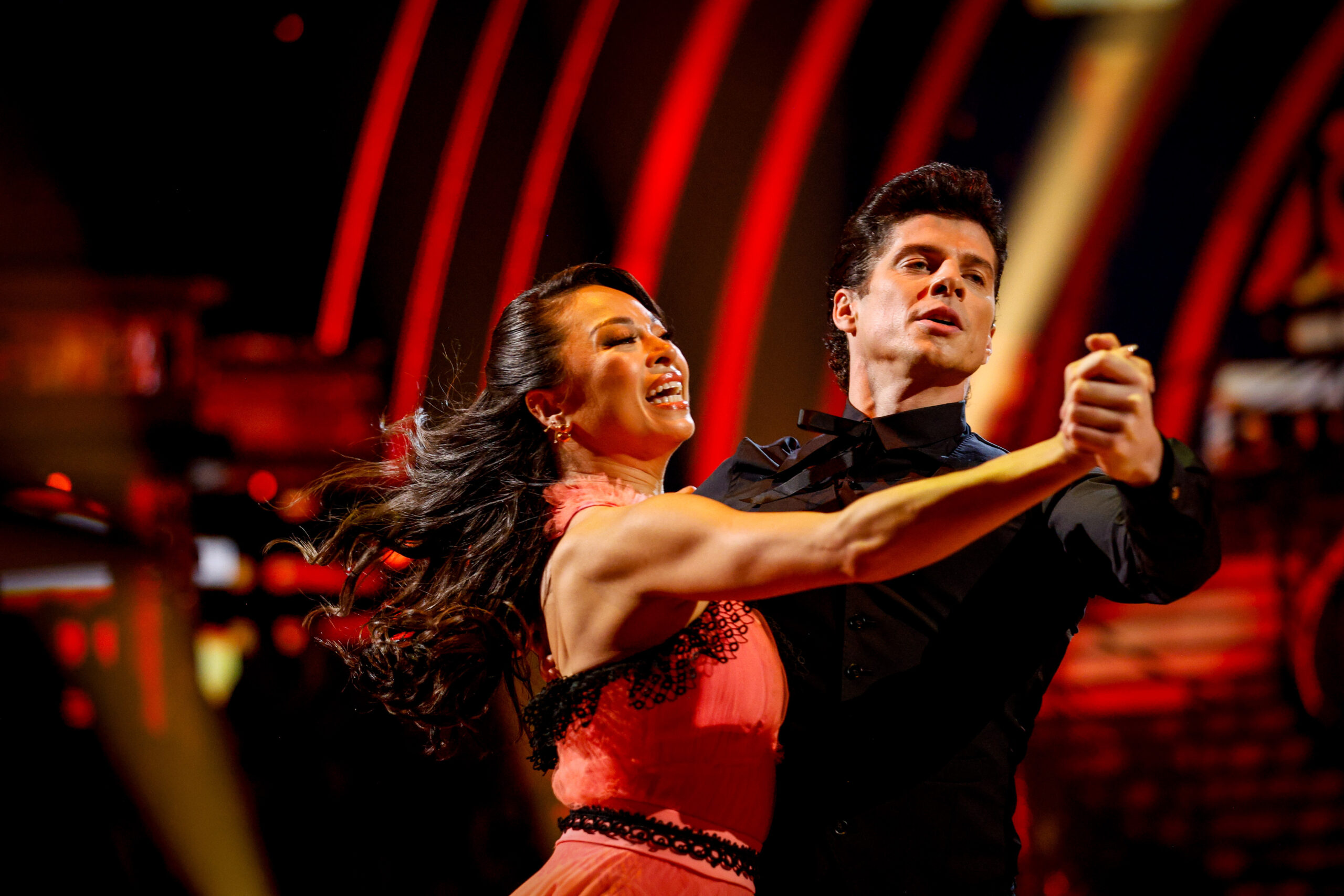 Lewis Cope dancing on Strictly Come Dancing 