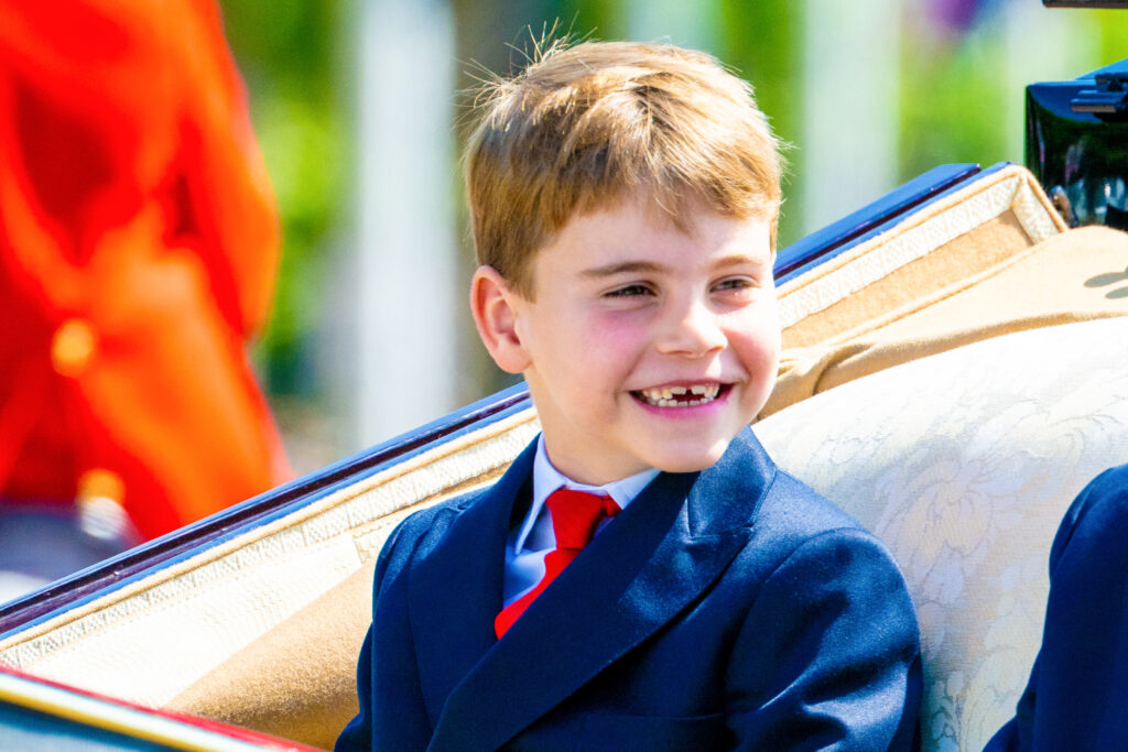 Prince Louis smiling
