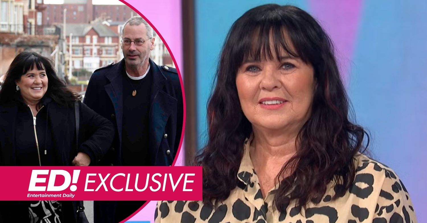 Coleen Nolan and Michael Jones smiling / Coleen Nolan on Loose Women