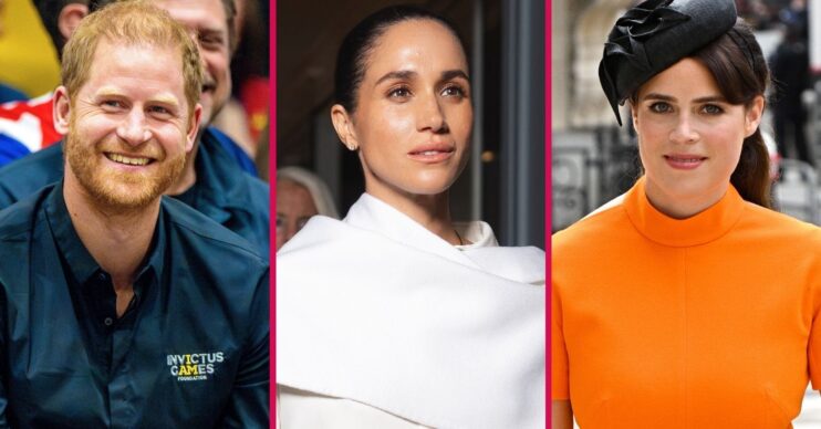 Prince Harry, Meghan Markle and Princess Eugenie