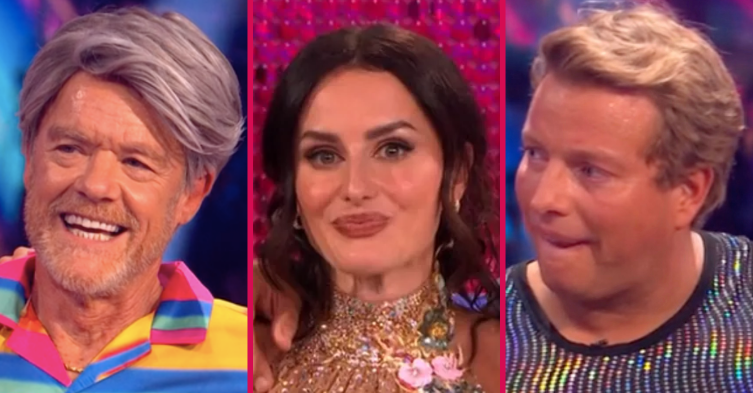 Stefan Dennis, Amber Davies and Thomas Skinner on Strictly