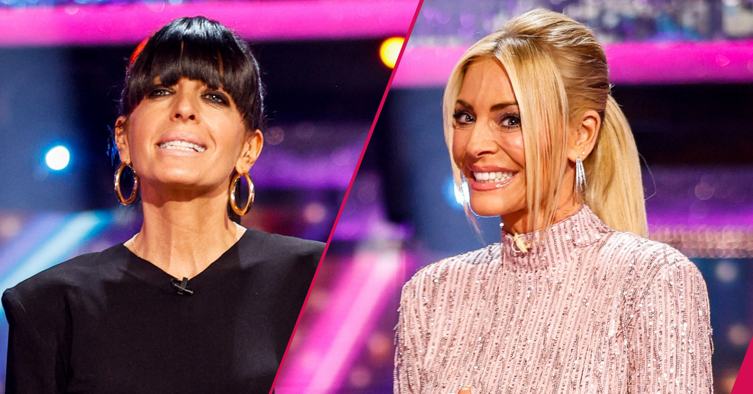 Claudia Winkleman and Tess Daly on Strictly Come Dancing