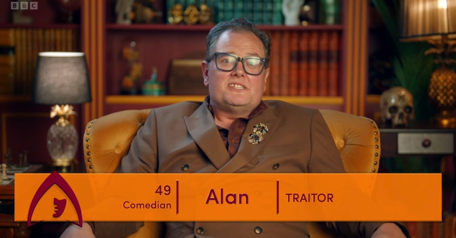 Alan Carr on The Celebrity Traitors 
