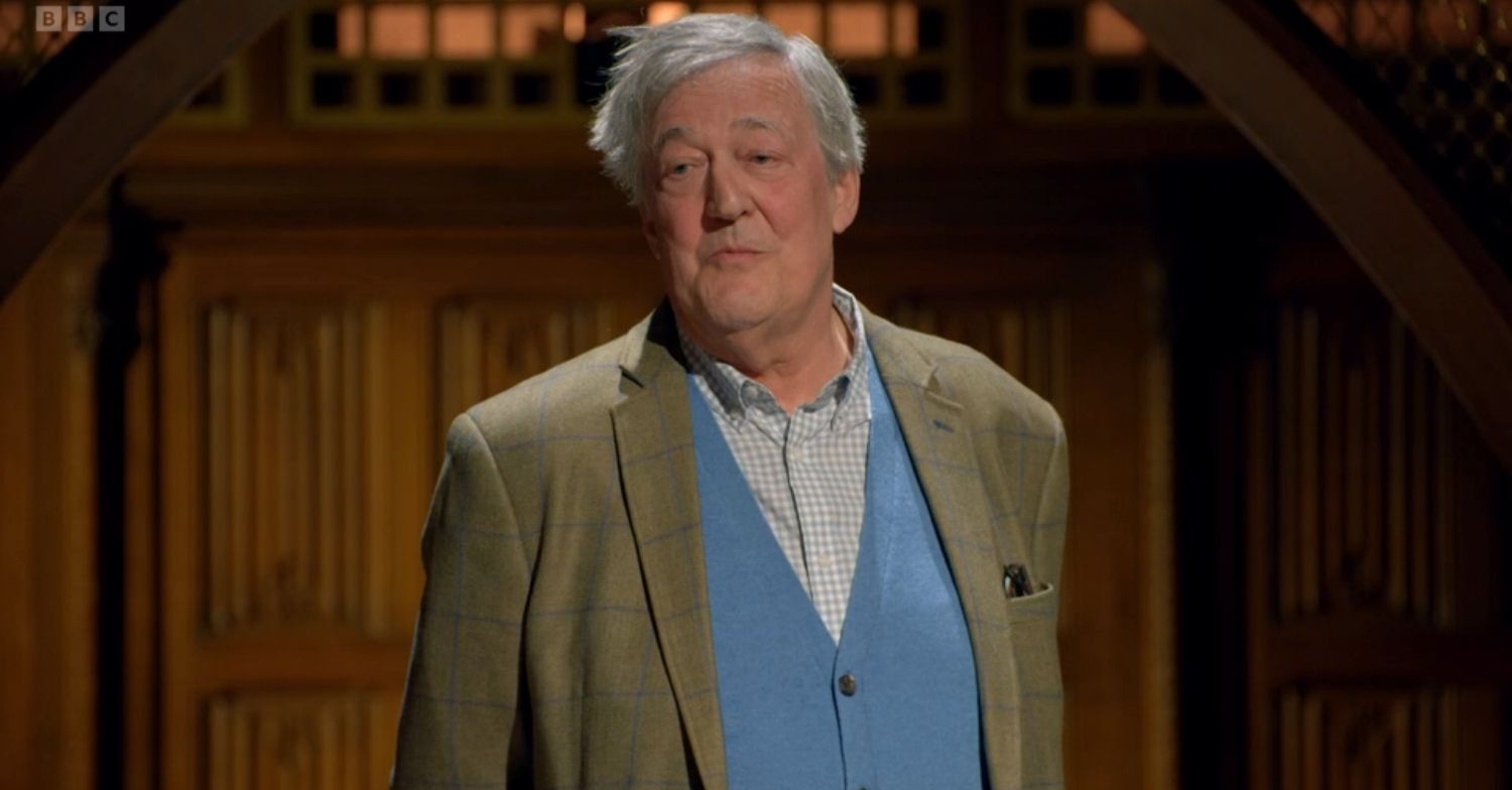 Stephen Fry on Celebrity Traitors 