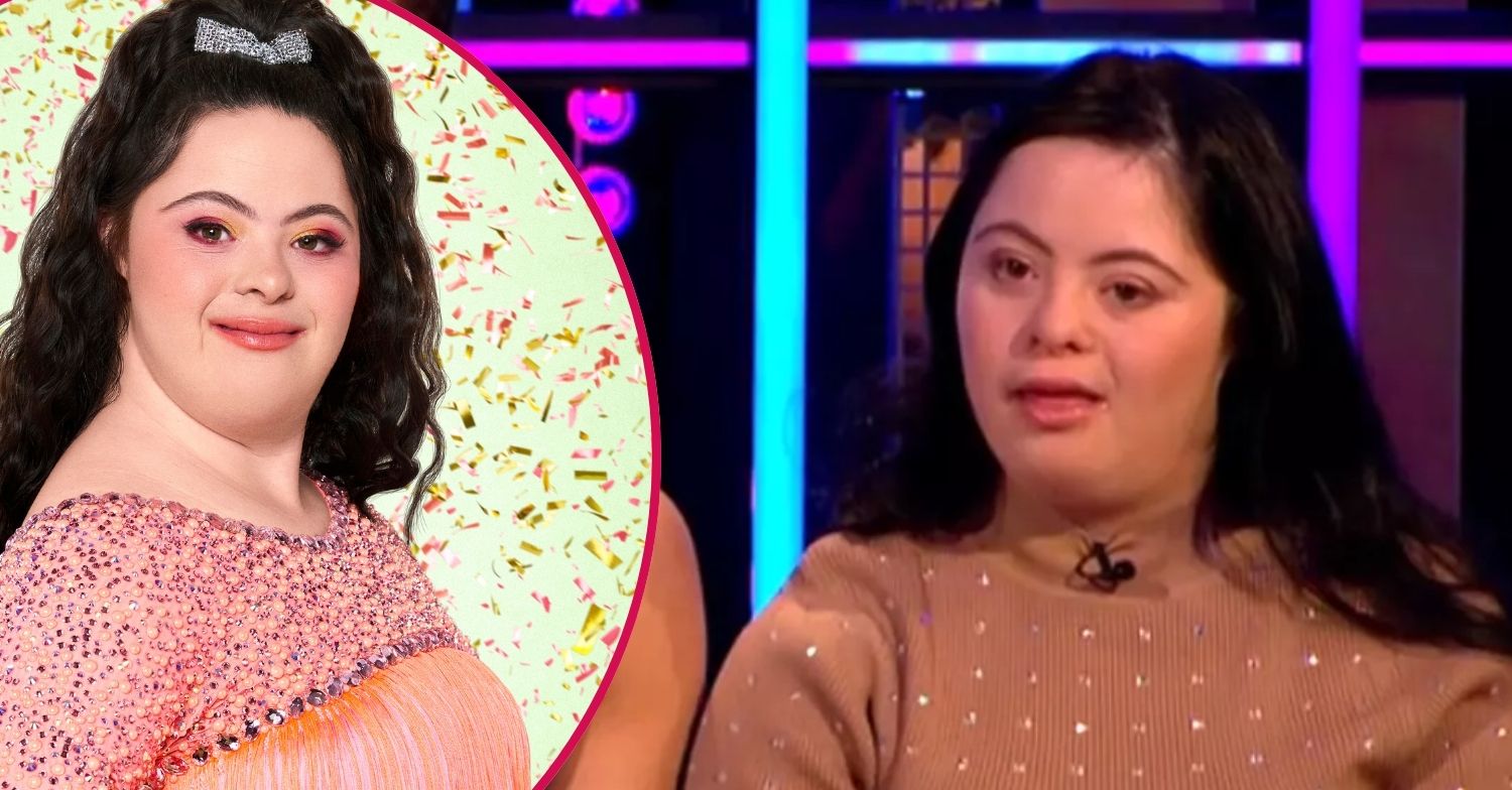 Ellie Goldstein smiling / Ellie Goldstein on It Takes Two