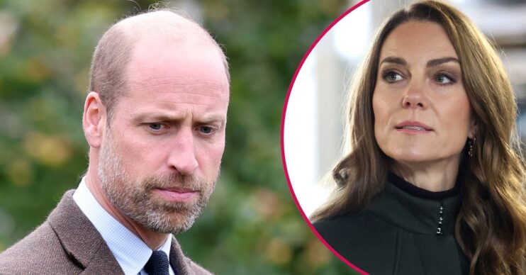 ED composite of Prince William and Kate Middleton during royal outing