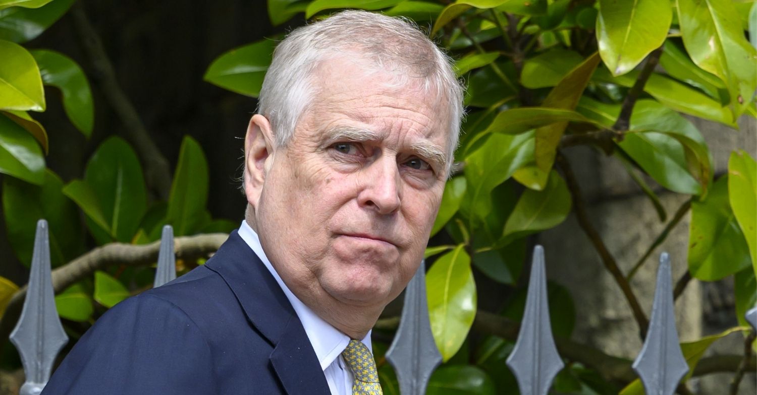Prince Andrew at Royals Easter service