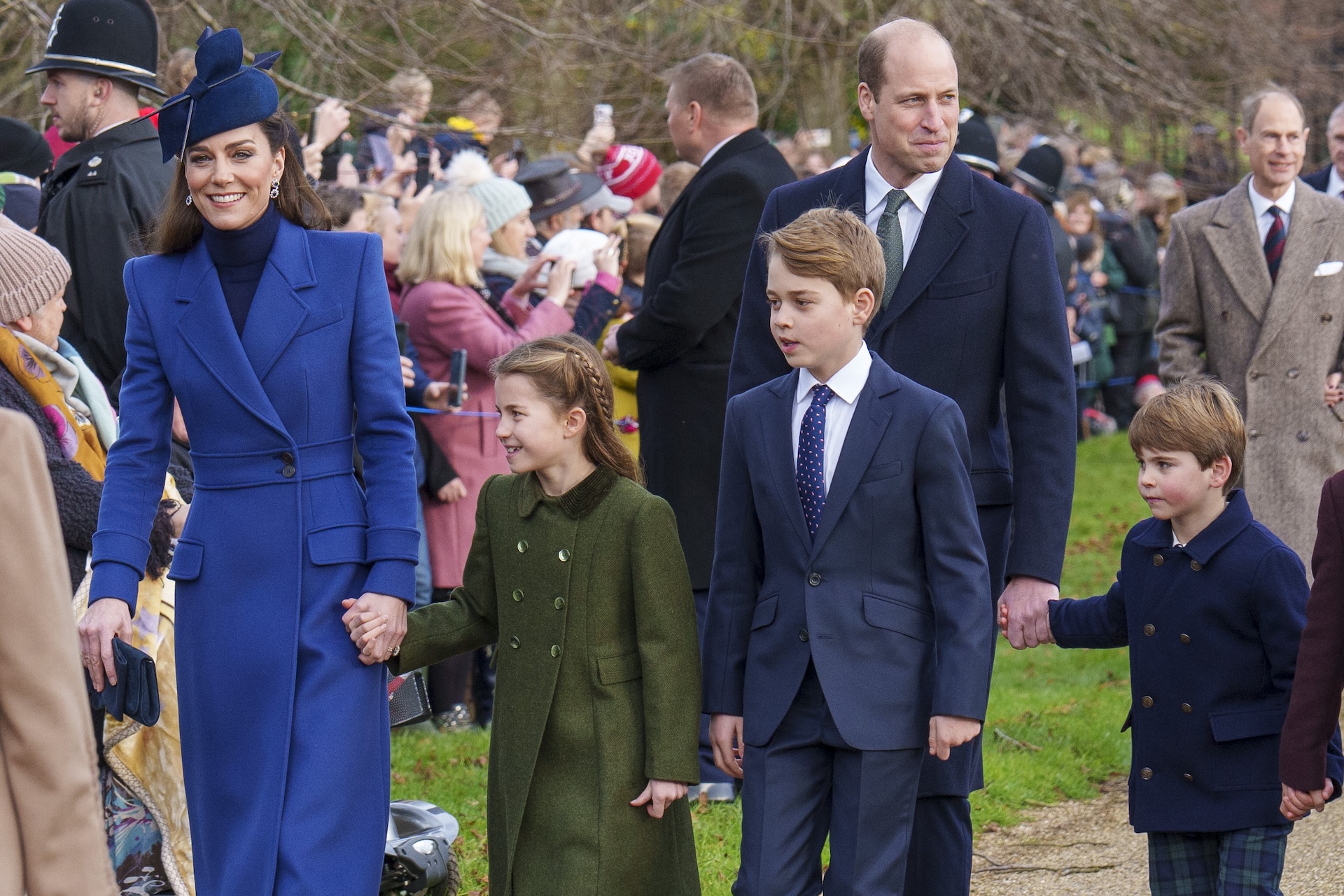Kate and William with their children