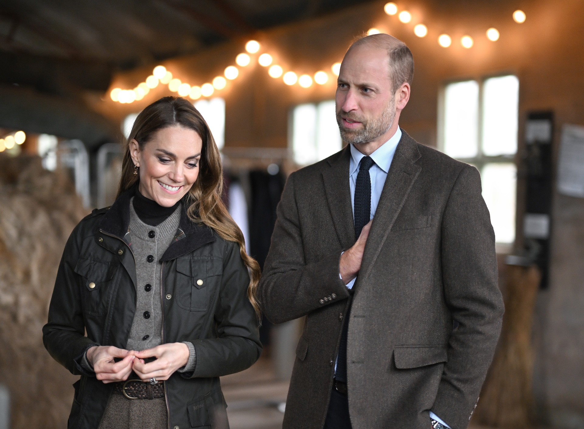 Kate Middleton and Prince William at an event