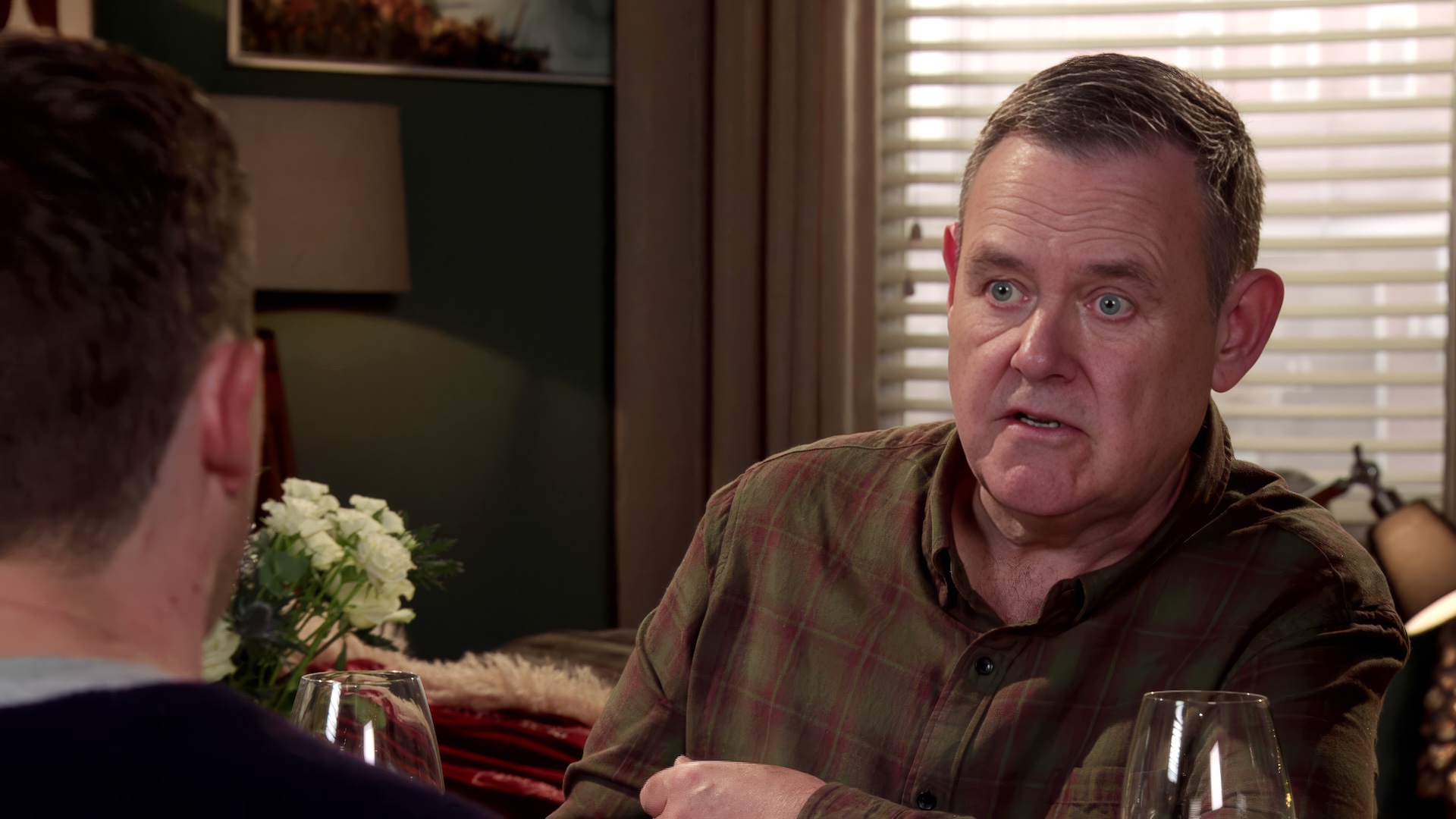 Coronation Street's George talking to Todd