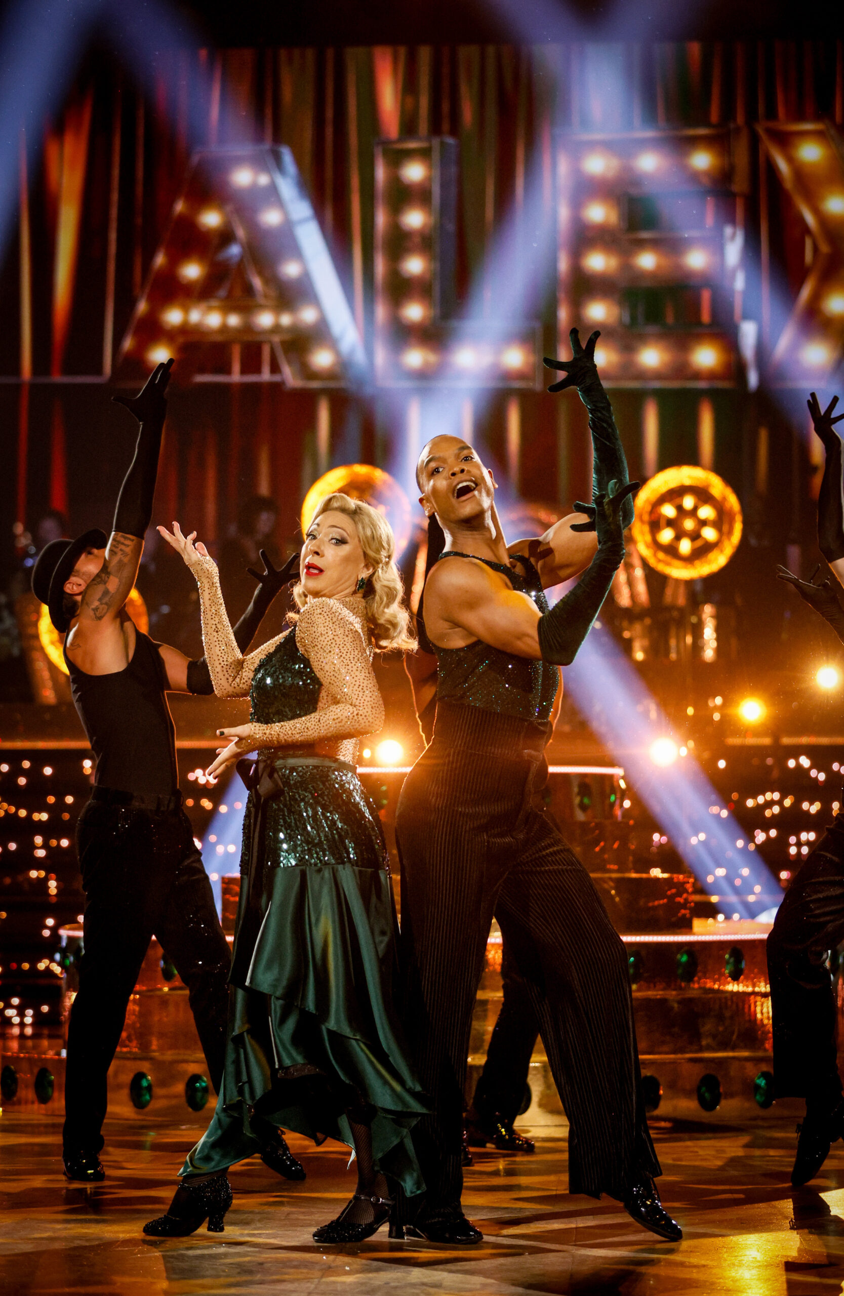 Alex Kingston and Johannes Radebe on Strictly