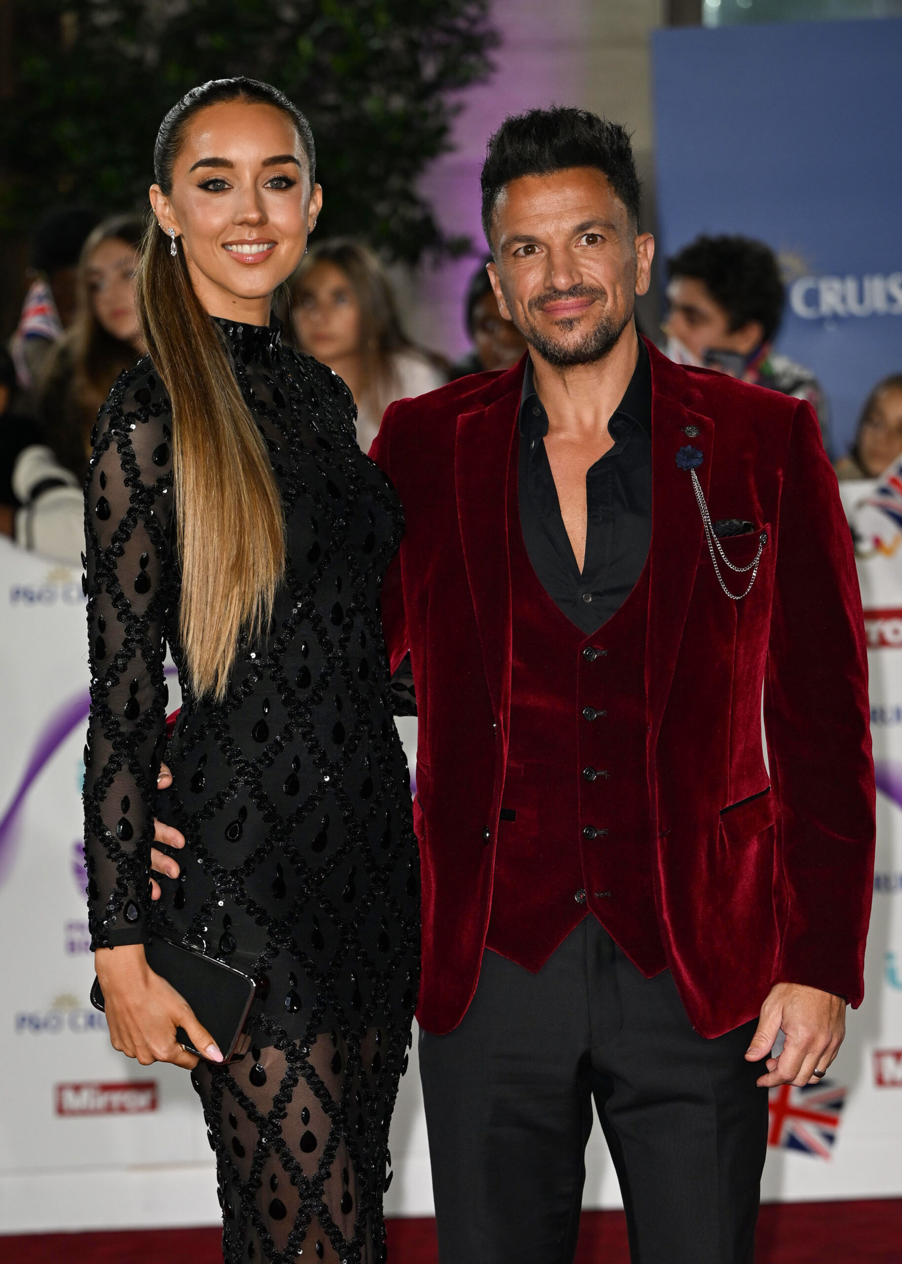 Peter Andre and Emily Andre on the red carpet 
