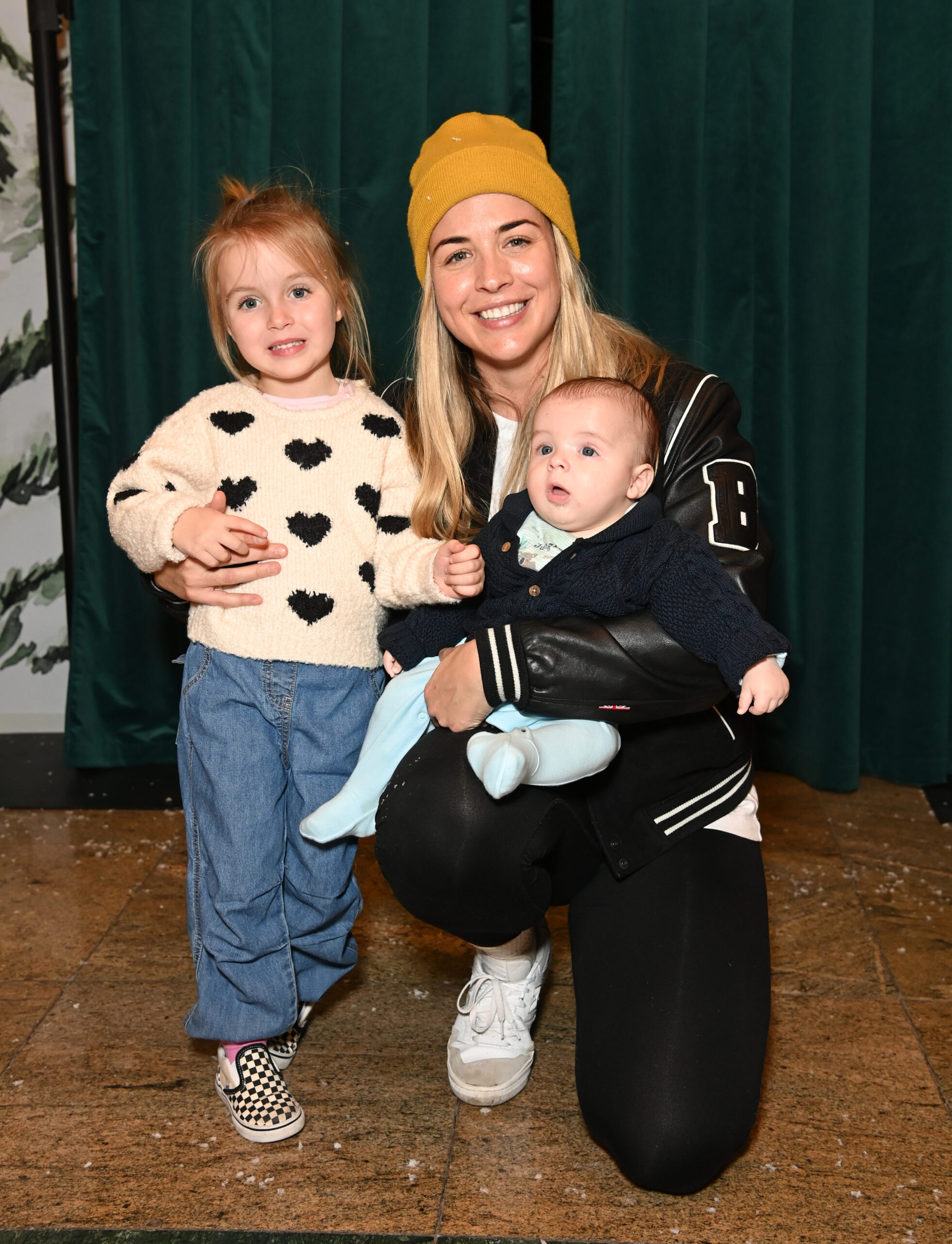 Gemma Atkinson with her daughter Mia and son Thiago