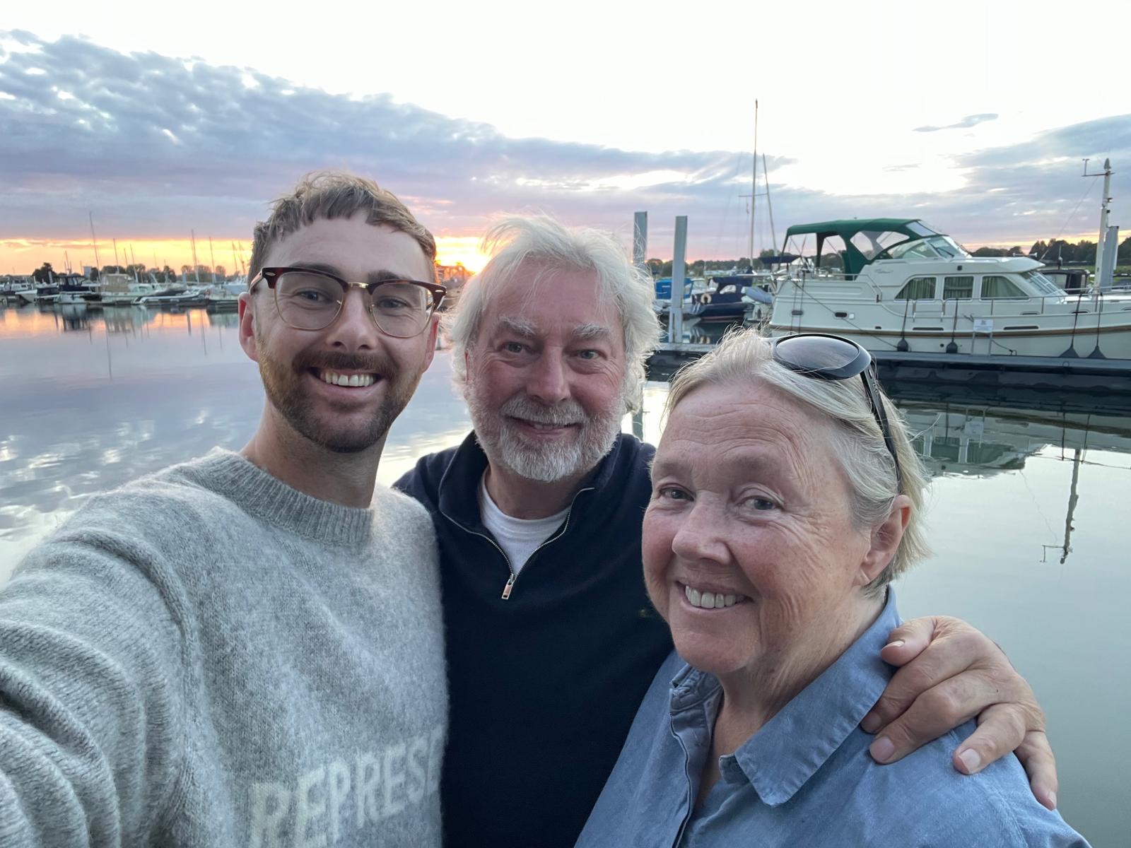 Charlie Quirke, Pauline Quirke, and Steve 