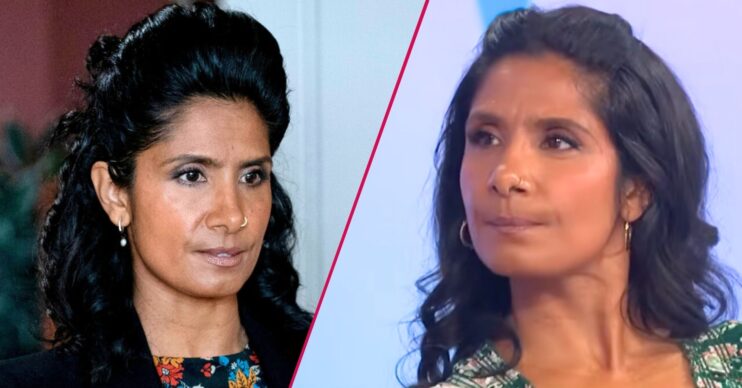Composite image of Balvinder Sopal; on Loose Women, and as Suki (Credit: BBC/ITV/Composite: ED!)
