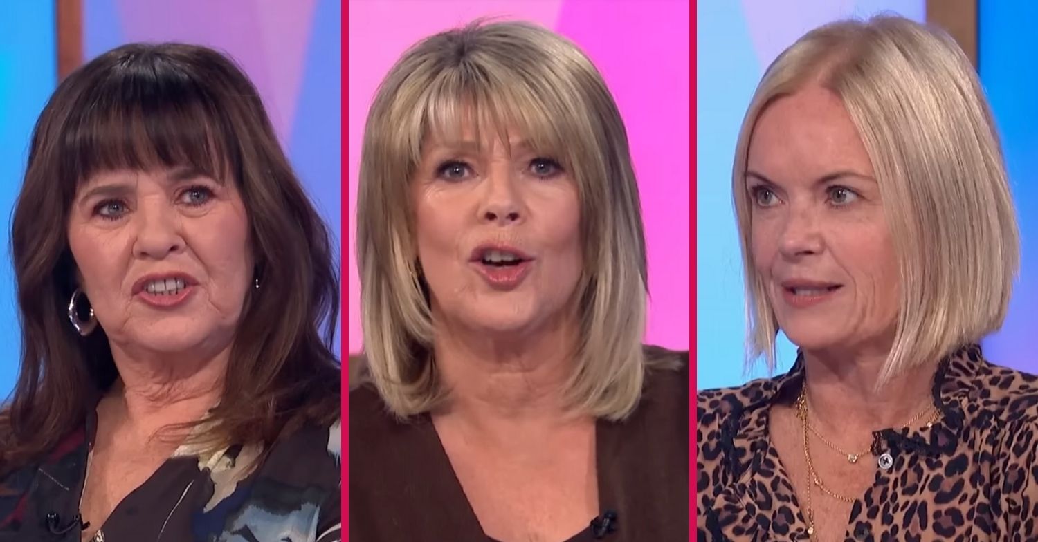 Coleen Nolan, Ruth Langsford, and Mariella Frostrup