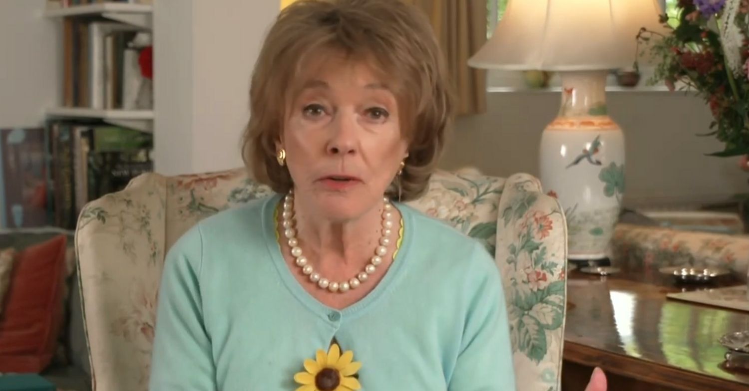 Esther Rantzen speaking to camera