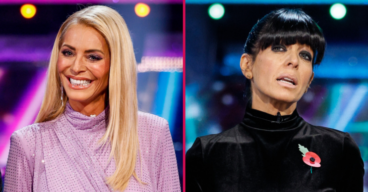 Tess Daly and Claudia Winkleman on Strictly