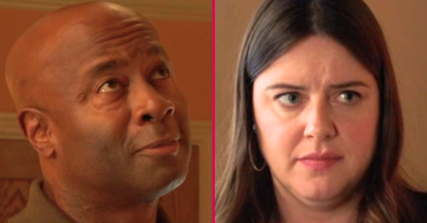 Composite image of Zoe and Anthony on EastEnders (Credit: BBC/Composite: ED!)
