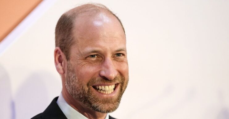 Prince William laughing