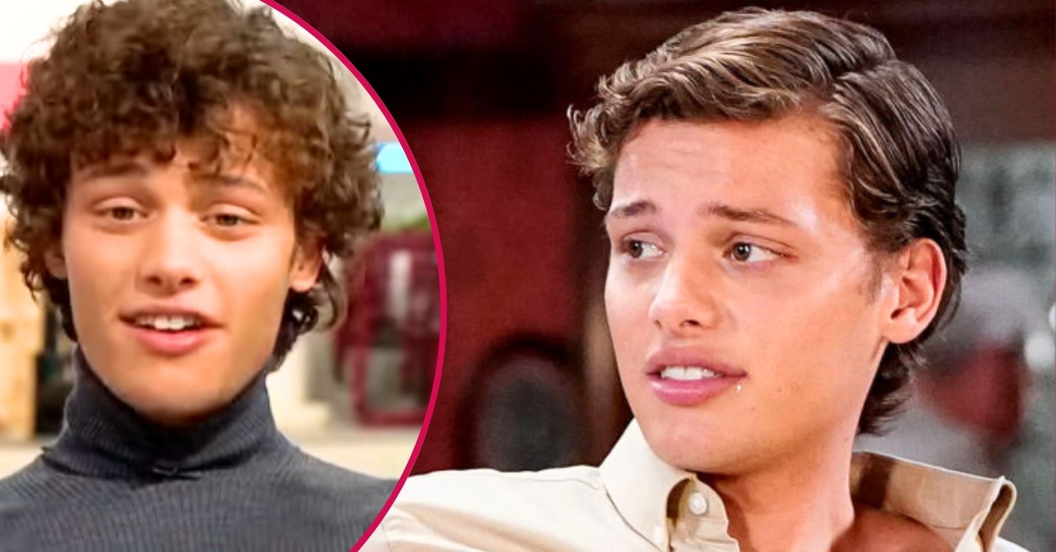 Freddie Slater on EastEnders; inset, Bobby Brazier on Lorraine (Credit: BBC/Composite: ED!)
