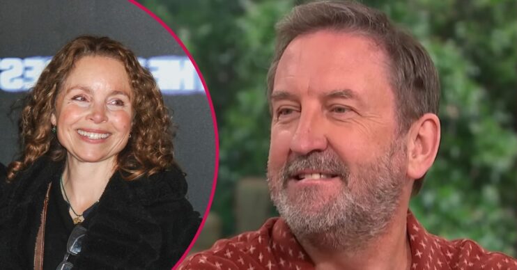 Lee Mack and his wife
