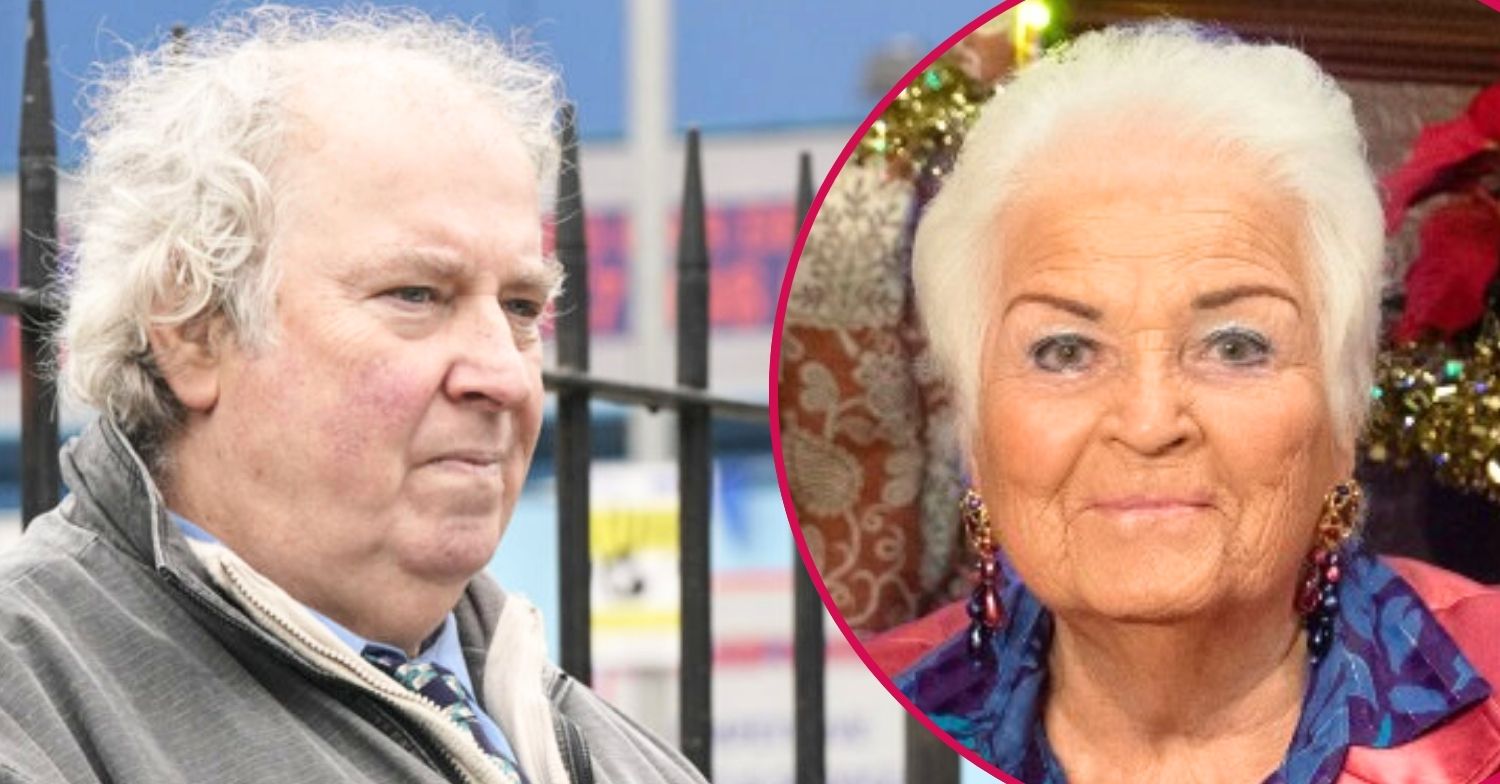 Nigel looks worried on EastEnders; inset, Pat (Credit: BBC/Composite: ED!)