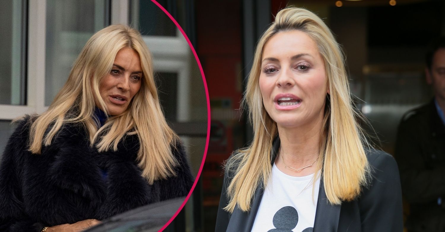 Tess Daly looking in front